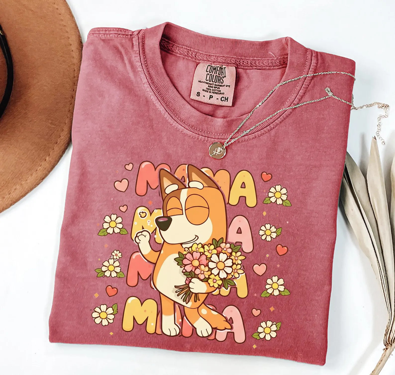 Cartoon Dog Mom Tee: Bluey Mama Shirt,Mothers Day Shirt,Mom Shirt Matching Family Outfit,Disneyla... | Etsy (Global)