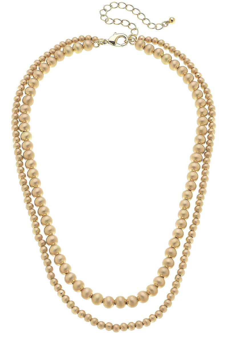 Ember 2-Row Ball Bead Necklace | CANVAS