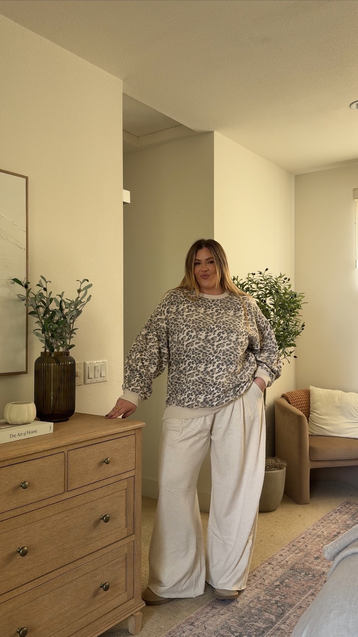 comfy fall outfit 🤎 wearing both in in an xl!!

#LTKStyleTip #LTKMidsize #LTKSeasonal