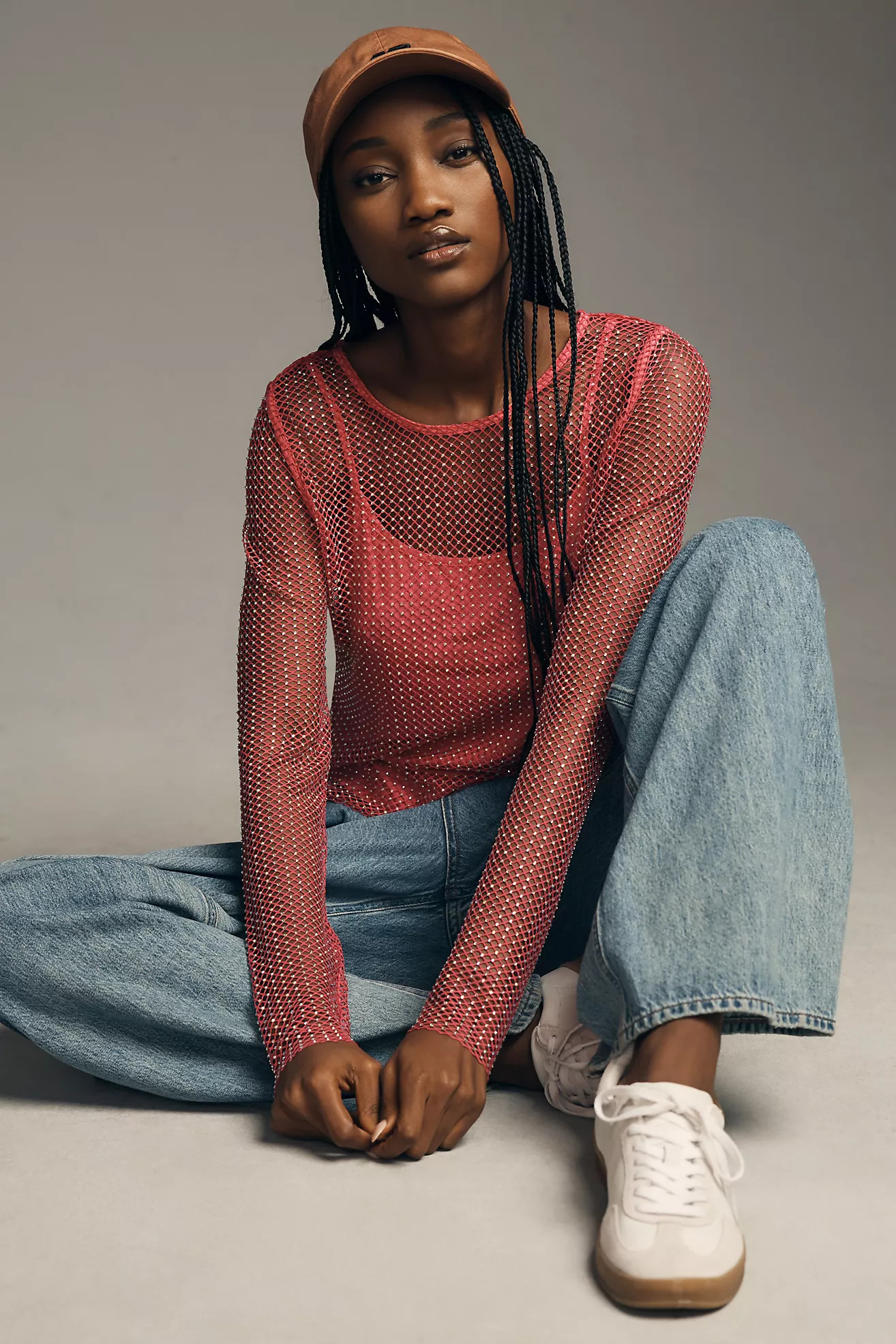 Sunday in Brooklyn Mesh Sparkle Top | Anthropologie (US)