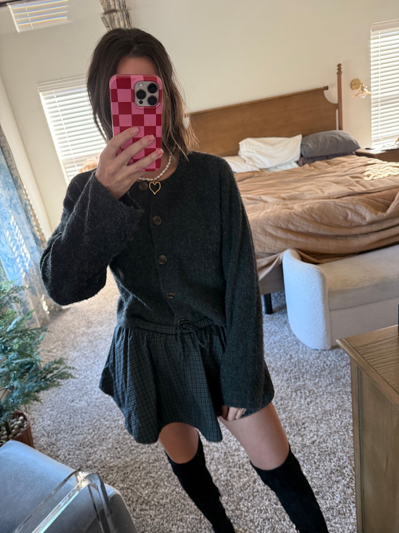 Classic black knee-high boots paired with my Nia cardigan + skirt set from Dillard’s! the perfect chic fall outfit. Warm layers, polished fit, and so easy to dress up or down. Linking all the pieces!

#LTKgrwm #LTKmomlife #LTKootd