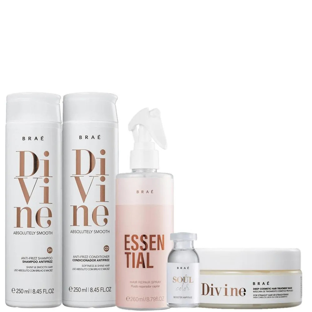 Kit Braé Divine Essential Color Booster (5 Produtos) | DrogaRaia (BR)