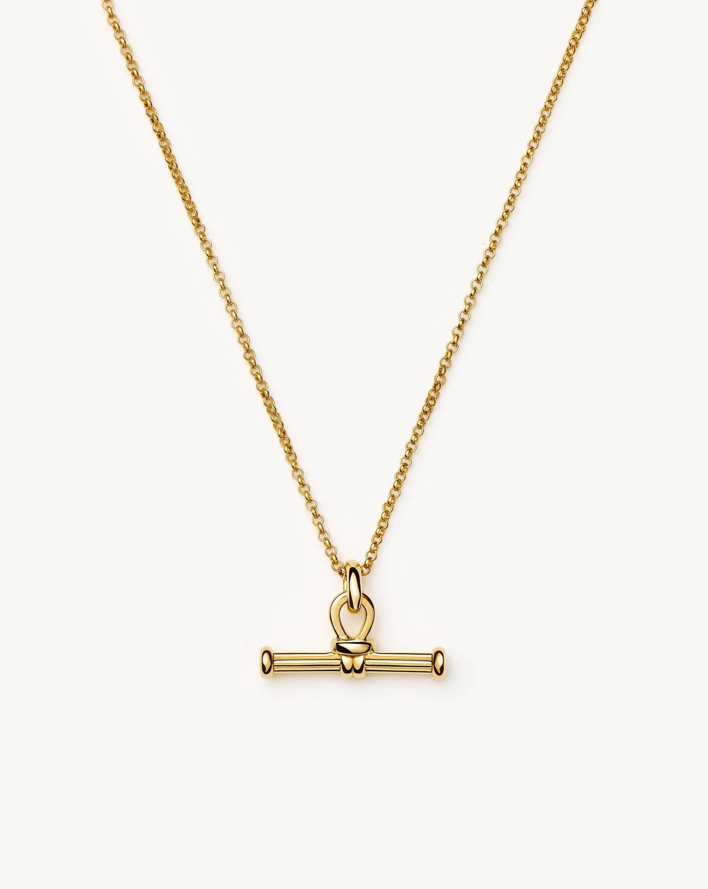 Ridge T-Bar Gold Chain Necklace | Missoma US | Missoma US