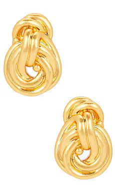 Julietta Knot Earrings in Gold from Revolve.com | Revolve Clothing (Global)