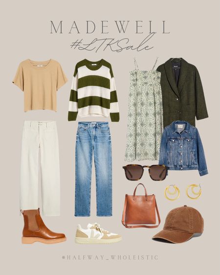 MADEWELL fall favorites - jeans, oversized sweaters, jackets, dresses, boots, leather bags, and more. Save 25% sitewide now through 9/24 by copying the exclusive LTK in-app promo code. 

#denim #falloutfits #traveloutfit #concertoutfit #casual 

#LTKSale #LTKtravel #LTKSale #LTKsalealert