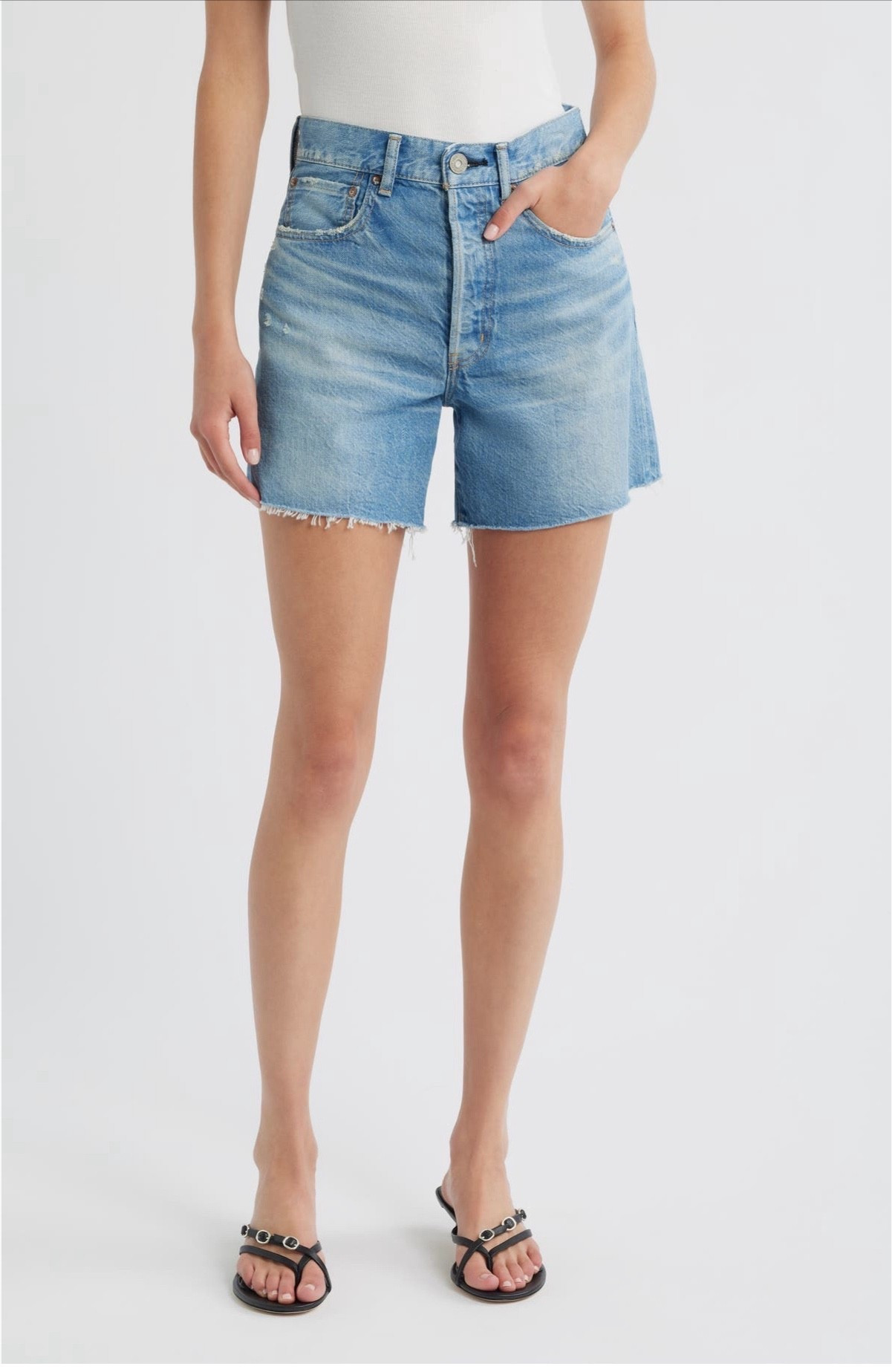 My favorite jeans shorts ..
High waisted,
Thin material and so comfortable! 
They almost feel like boyfriend jeans !

#LTKBeauty #LTKOver40 #LTKStyleTip