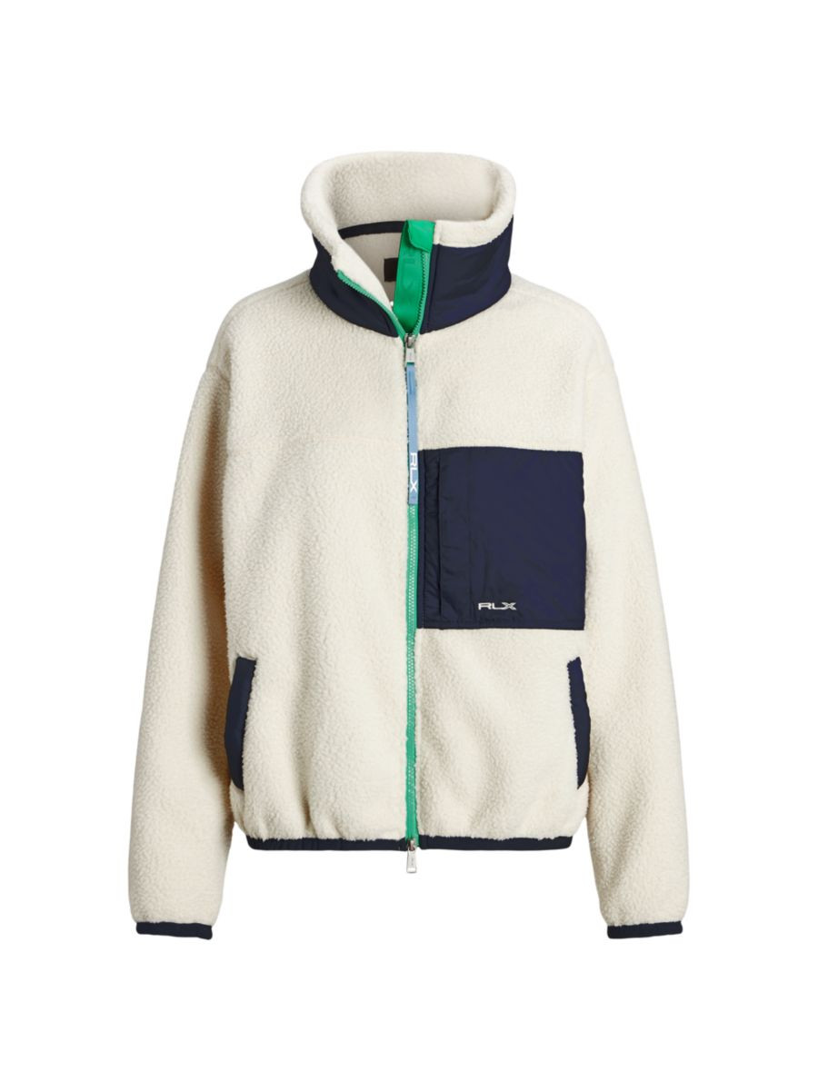 Ripstop Colorblocked Fleece Jacket | Saks Fifth Avenue