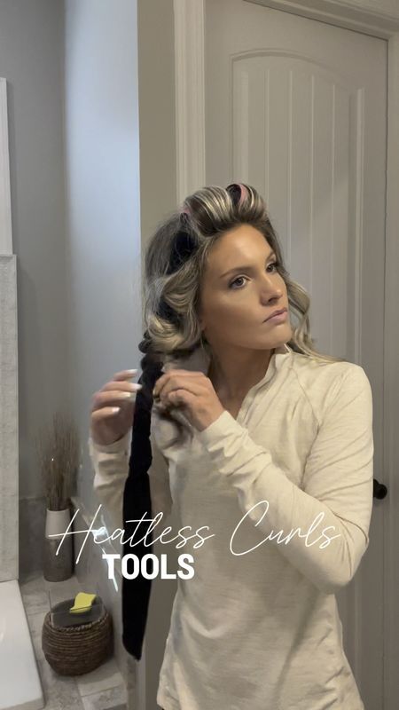 All my go to heatless curls products. I like this specific rod because it’s not satin and the closest thing to a “robe” string. It has some padding in the rod to make it easy to keep the shape of the curl and doesn’t bother me to sleep on!
Heatless curls, hair products 

#LTKstyletip #LTKbeauty #LTKtravel