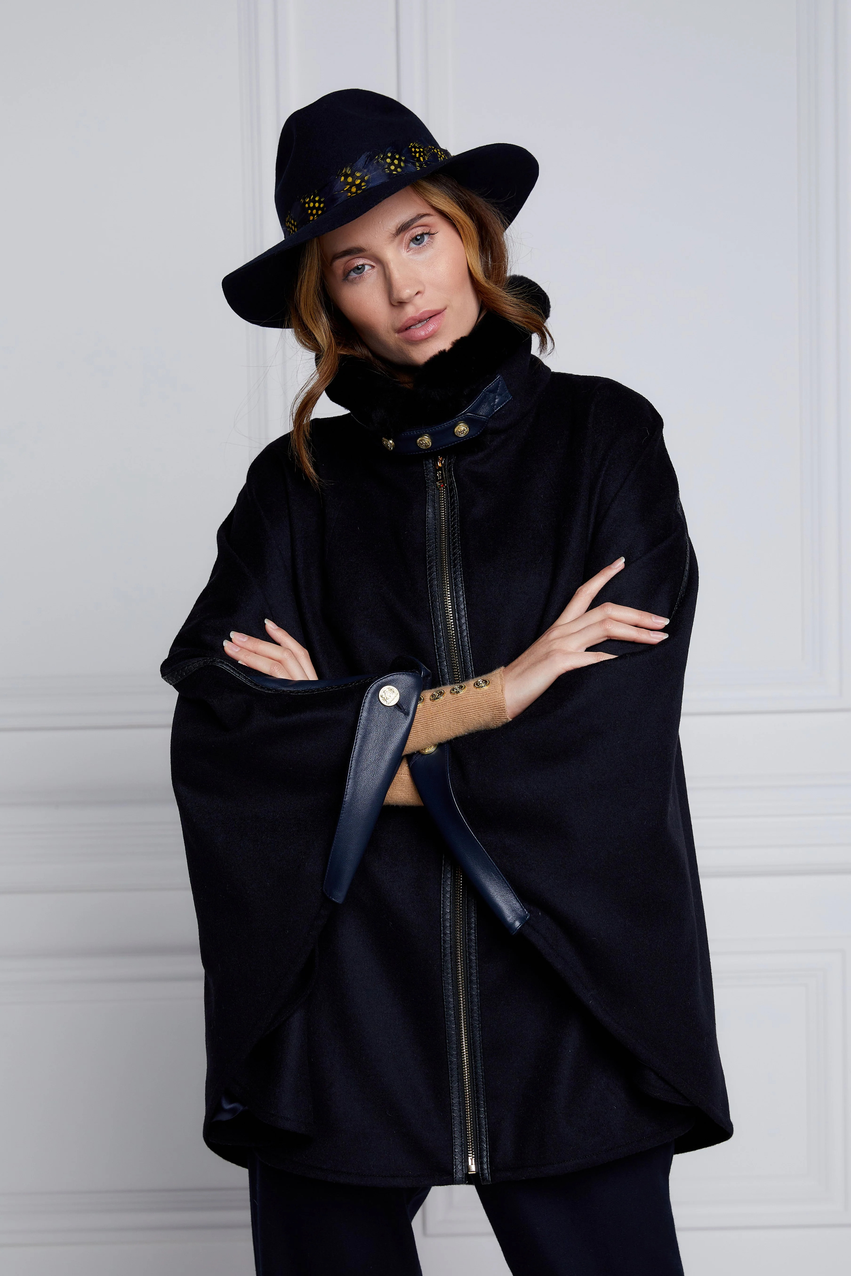 Chiltern Cape (Soft Navy) | Holland Cooper