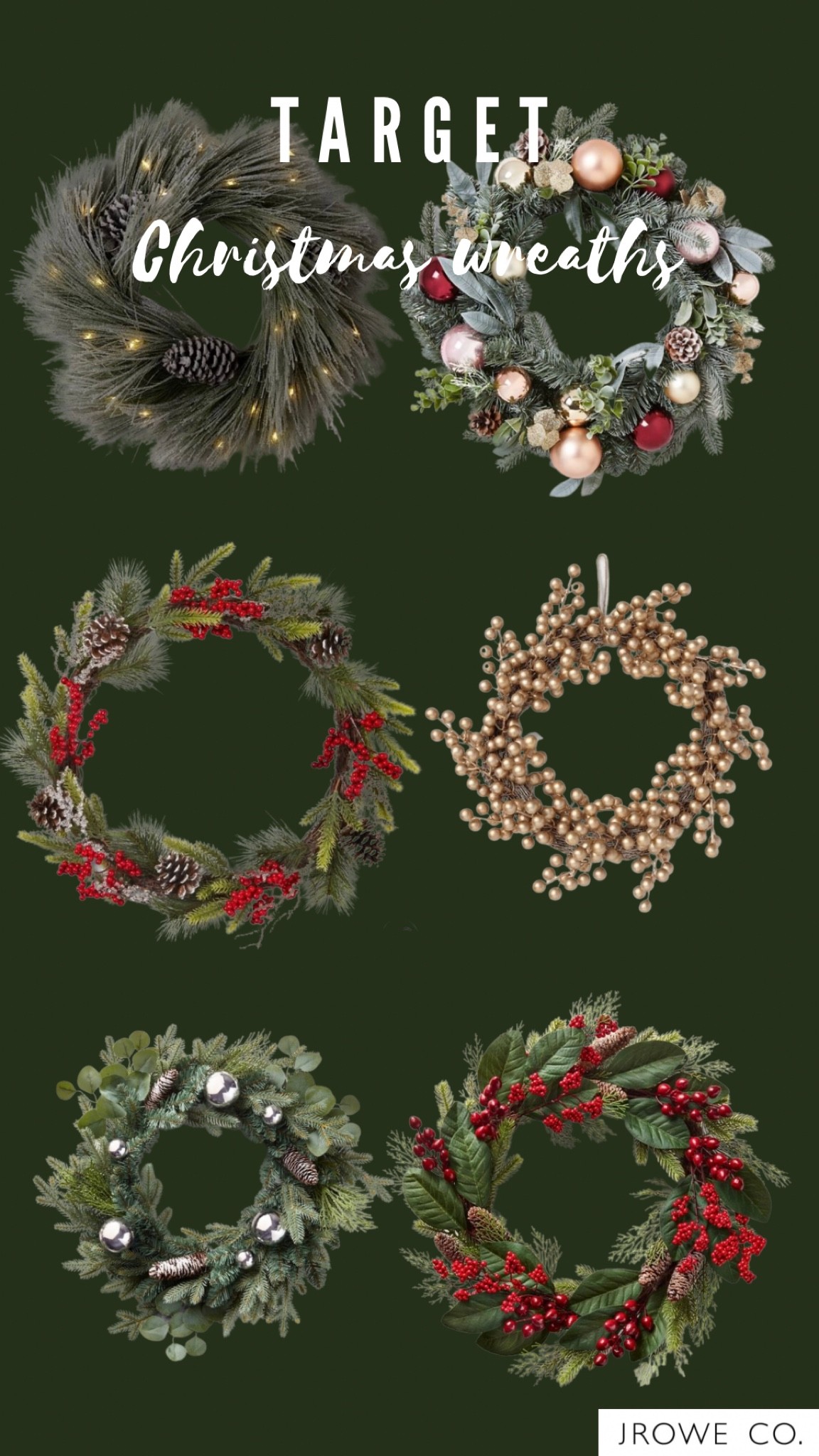 Target Christmas wreaths under $30!

#LTKunder50 #LTKSeasonal #LTKHoliday