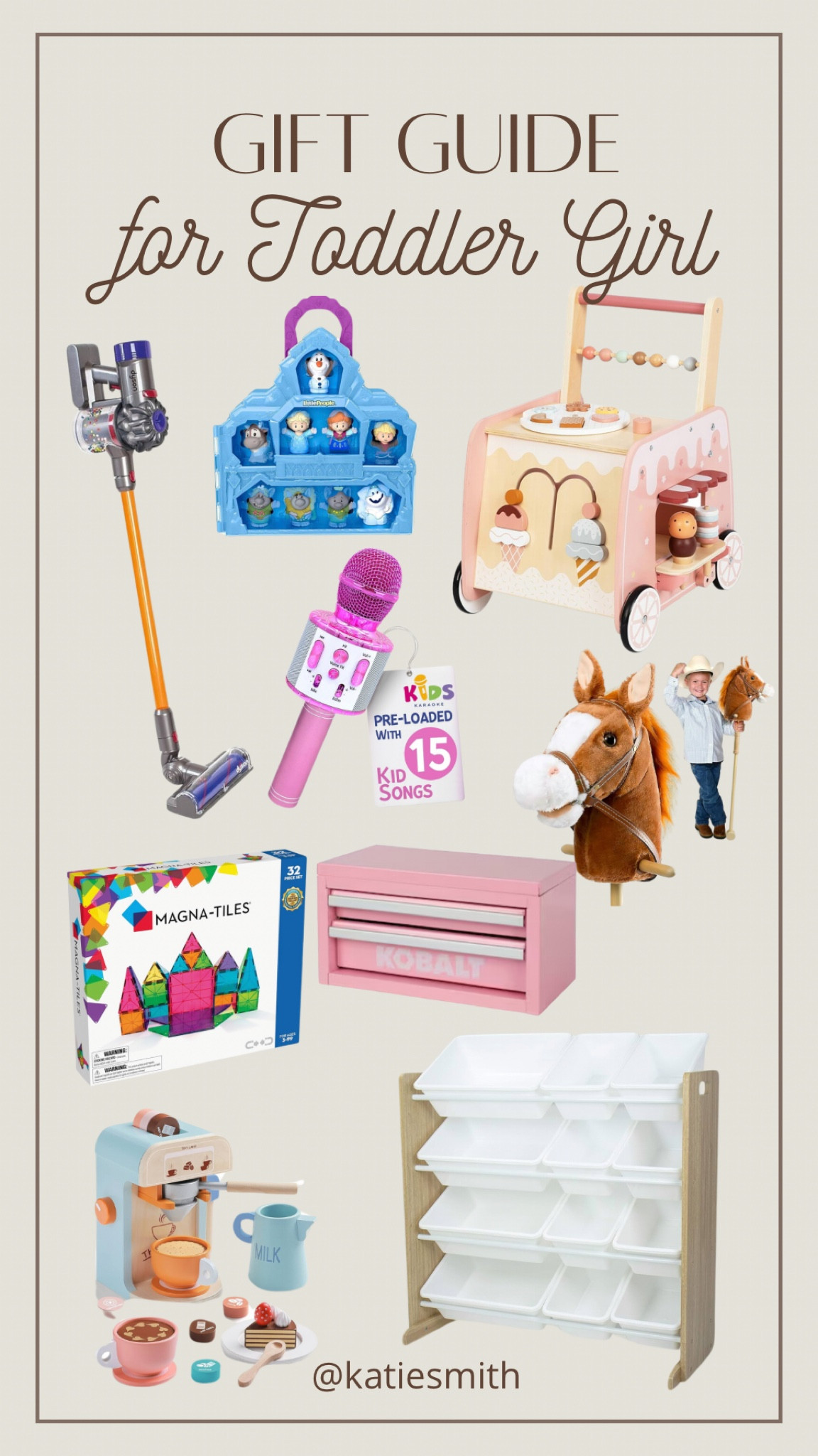 Gift guide for toddler girl

Dyson kids vacuum | kids karaoke | kids games | kids toys | horse on a stick | horse toys kids | toddler toys | toddler girl toys | magnetic tiles | frozen toys | kids toy storage 

#LTKGiftGuide #LTKKids #LTKSaleAlert