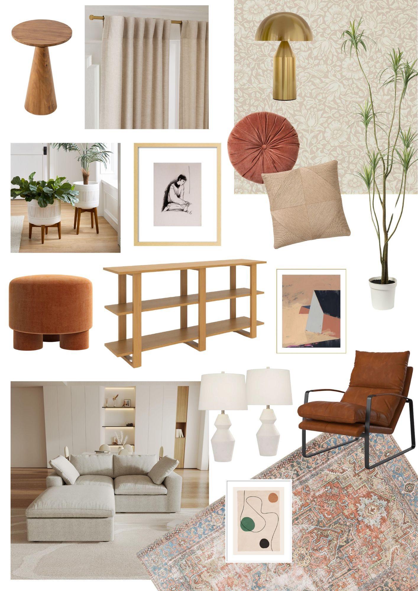 Weekly Mood Board Reveal: A Cool & Cozy Lounge ⭐️ This week I decided to go a little more literal with my mood board since I’m in the middle of a lounge room project myself! This collection is directly inspired by the furniture items, wallpaper, art, and décor that I’m envisioning for our own lounge room space. What’s YOUR favorite piece in the design? Mine is the rug...

#LTKHome #LTKFindsUnder50 #LTKFindsUnder100