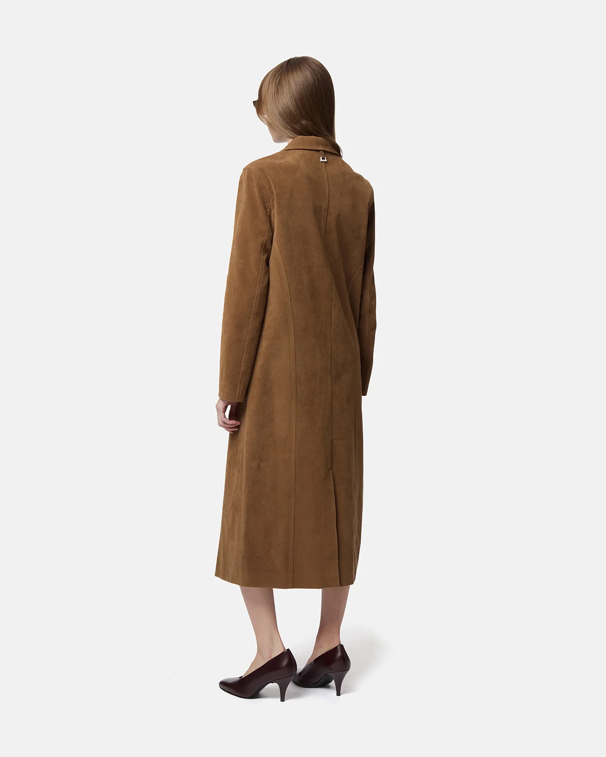 Lauren Sans Suede Overcoat | Apparis