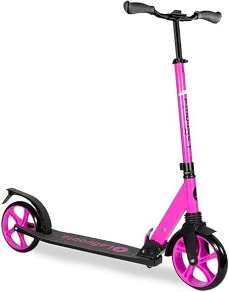 LaScoota Kick Scooter for Kids Ages 6+, Teens & Adults, Large 8" Sturdy Urethane Wheels. Adjustab... | Amazon (US)