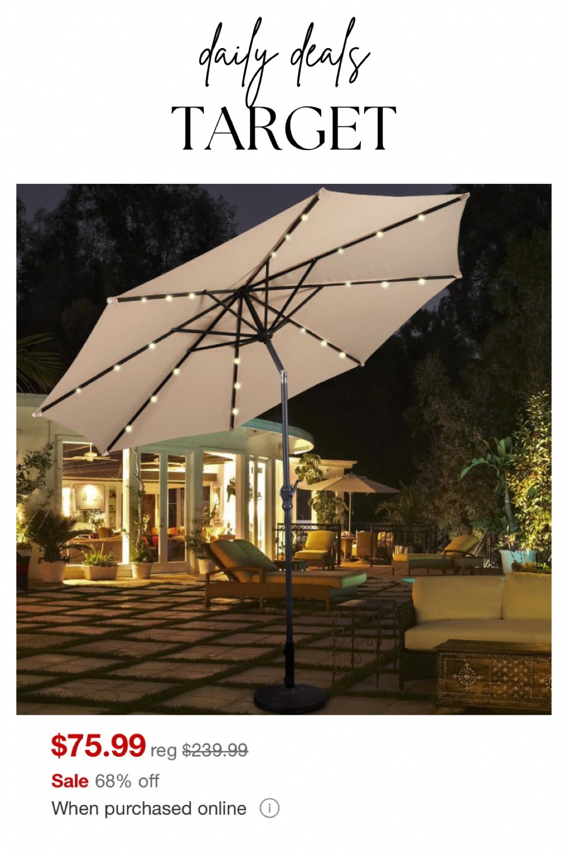 MUST HAVE for summer nights!!! Just bought 2 of them!! Such a good sale OMG!

#LTKHome #LTKSaleAlert #LTKSummerSales