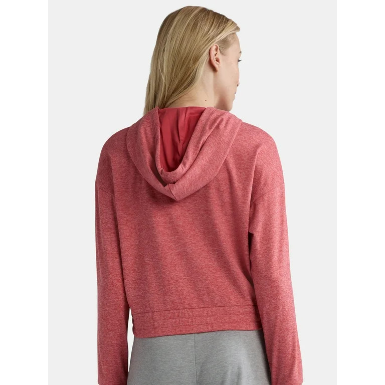Athletic Works Women's ButterCore Zip Front Hoodie with Long Sleeves, Sizes XS-XXXL | Walmart (US)
