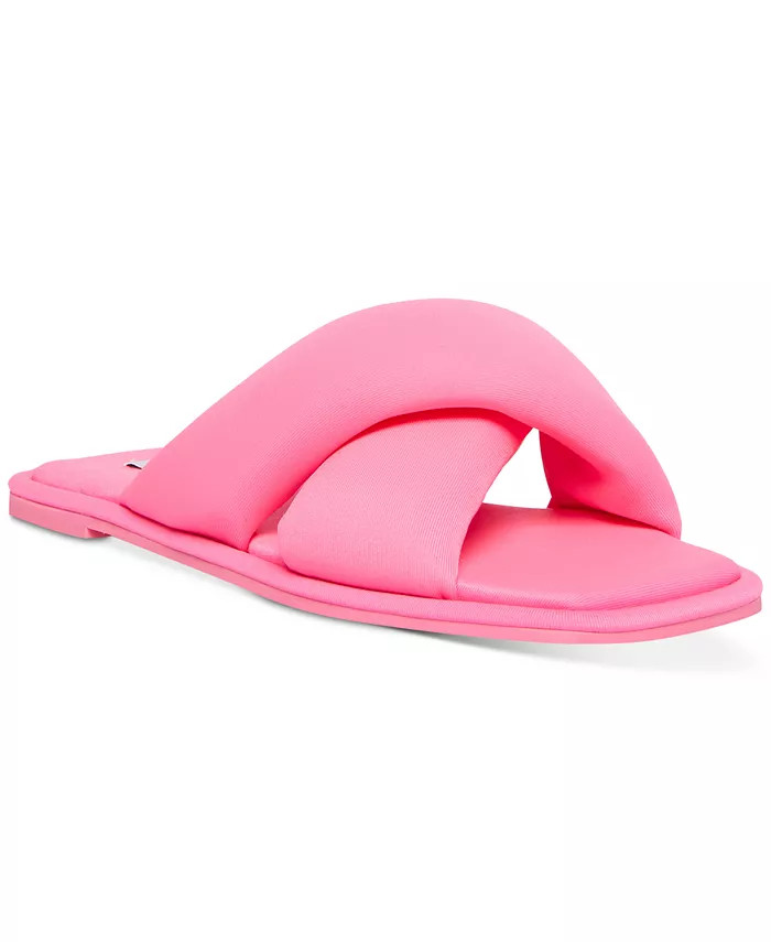 Women's Dixie Plush Slip-On Crisscross Slide Sandals | Macys (US)
