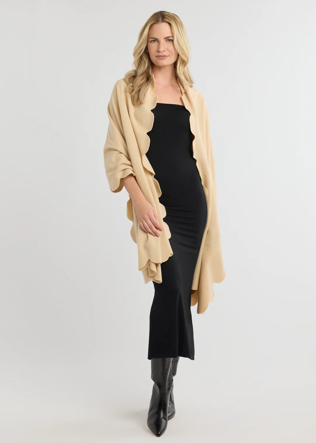 Five Mile River Scarf in Vello Fleece (Hazelnut) | Dudley Stephens