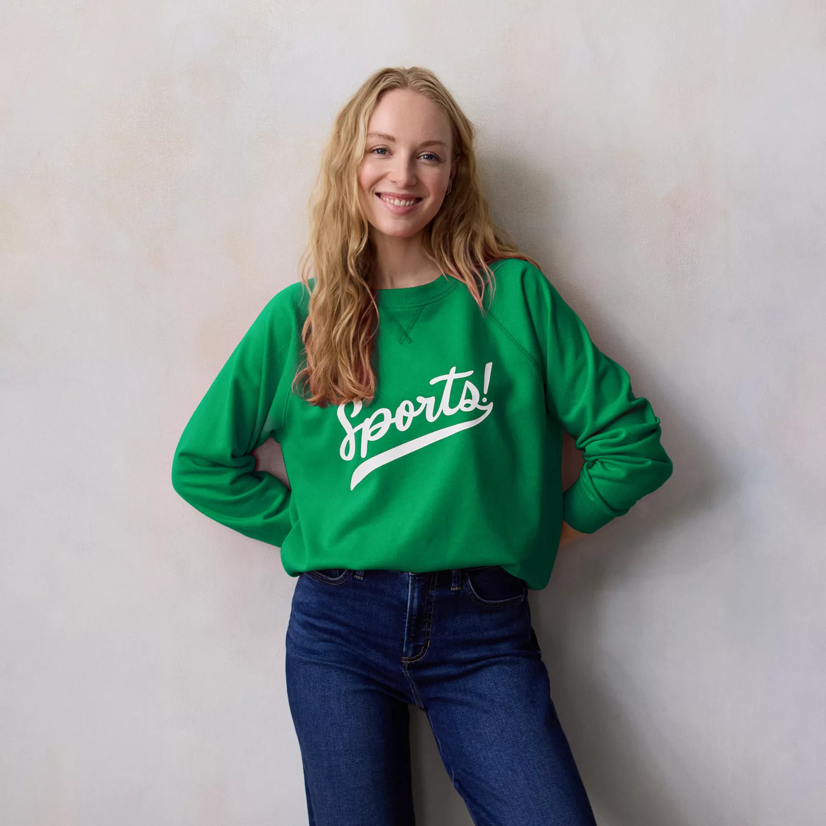 Women's LC Lauren Conrad French Terry Crewneck Sweatshirt | Kohl's