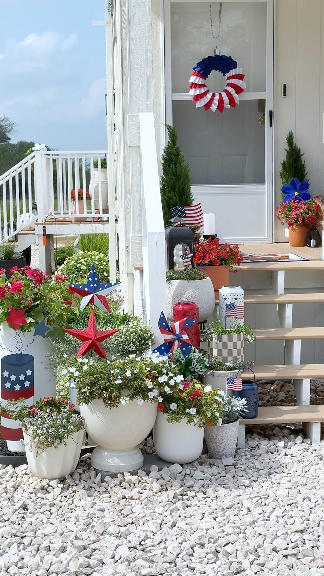 Our front porch is complete with all the red, white, and blue decor! 😍🌭🇺🇸✨🧨🍔⭐️💙

I’m not even sure which is my favorite the front porch or back porch, but I’m loving all the patriotic colors!

#LTKSeasonal #LTKHome