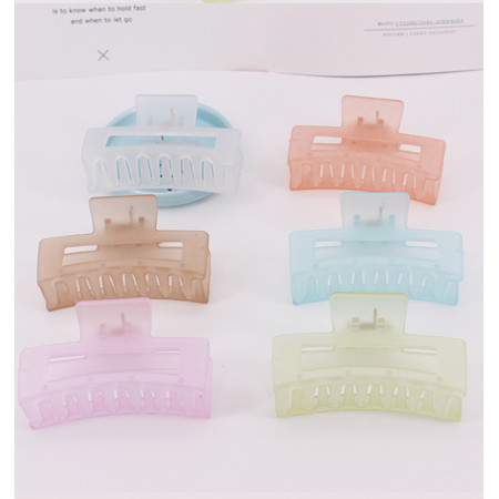 Hair Claw Clips Large Hair Clips Banana for Women Girls Thin Hair Pink Transparent & Solid Color Non | Walmart (US)