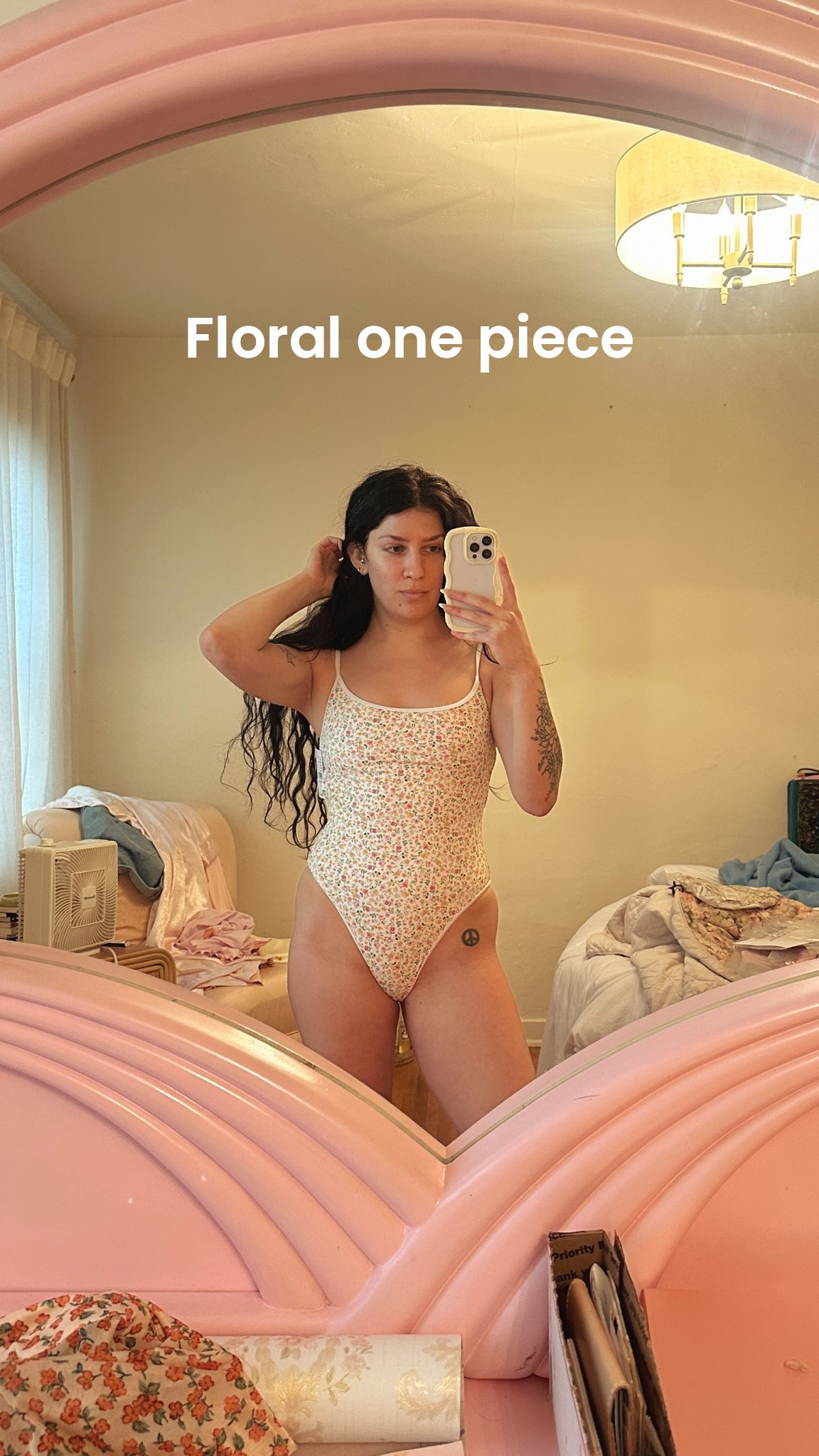 Ditsy floral one piece high leg cut swimsuit under $50!! So flattering on!

#LTKFindsUnder50 #LTKSwim #LTKTravel