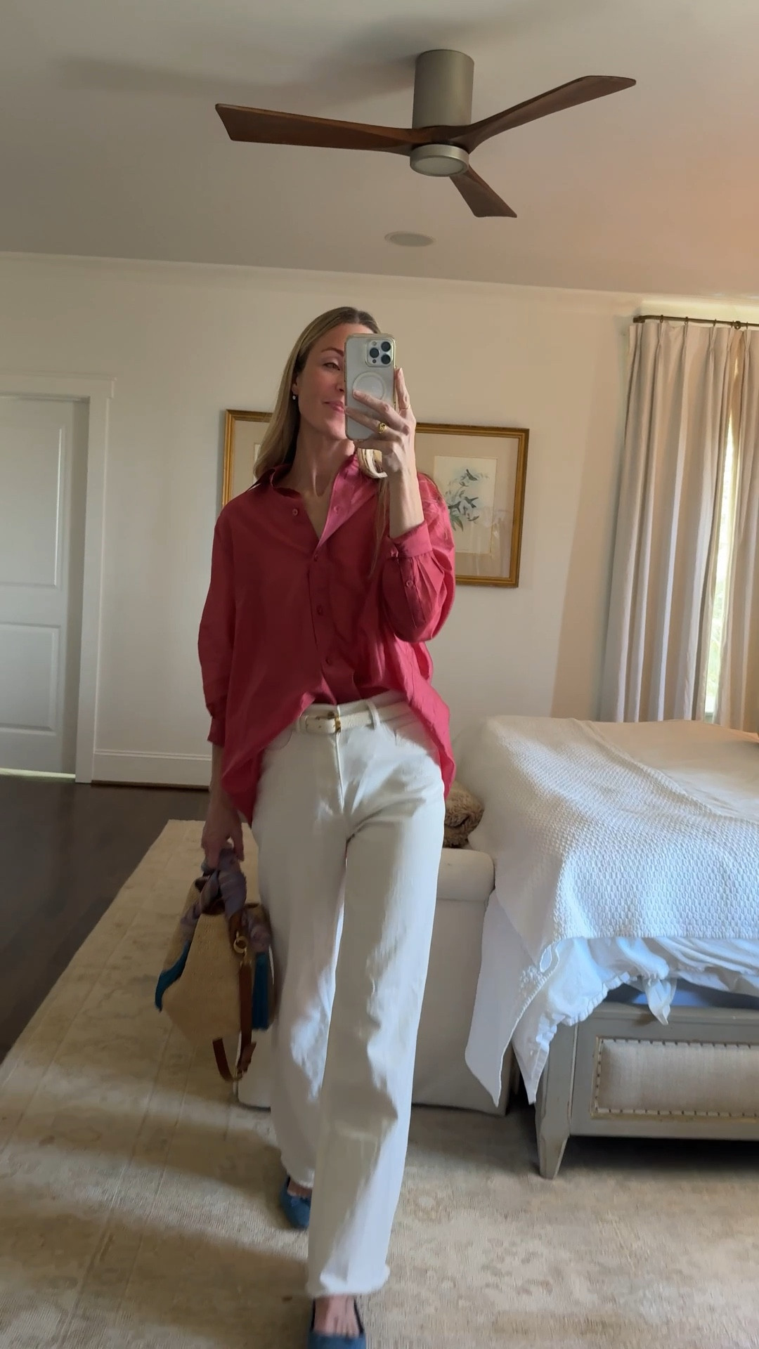 XS sheer shirt, 25 white jeans, flats are old—similar linked!

Casual spring, casual spring outfits, sheer button down, white wide leg jeans, white jeans spring 

#LTKootd #LTKSeasonal