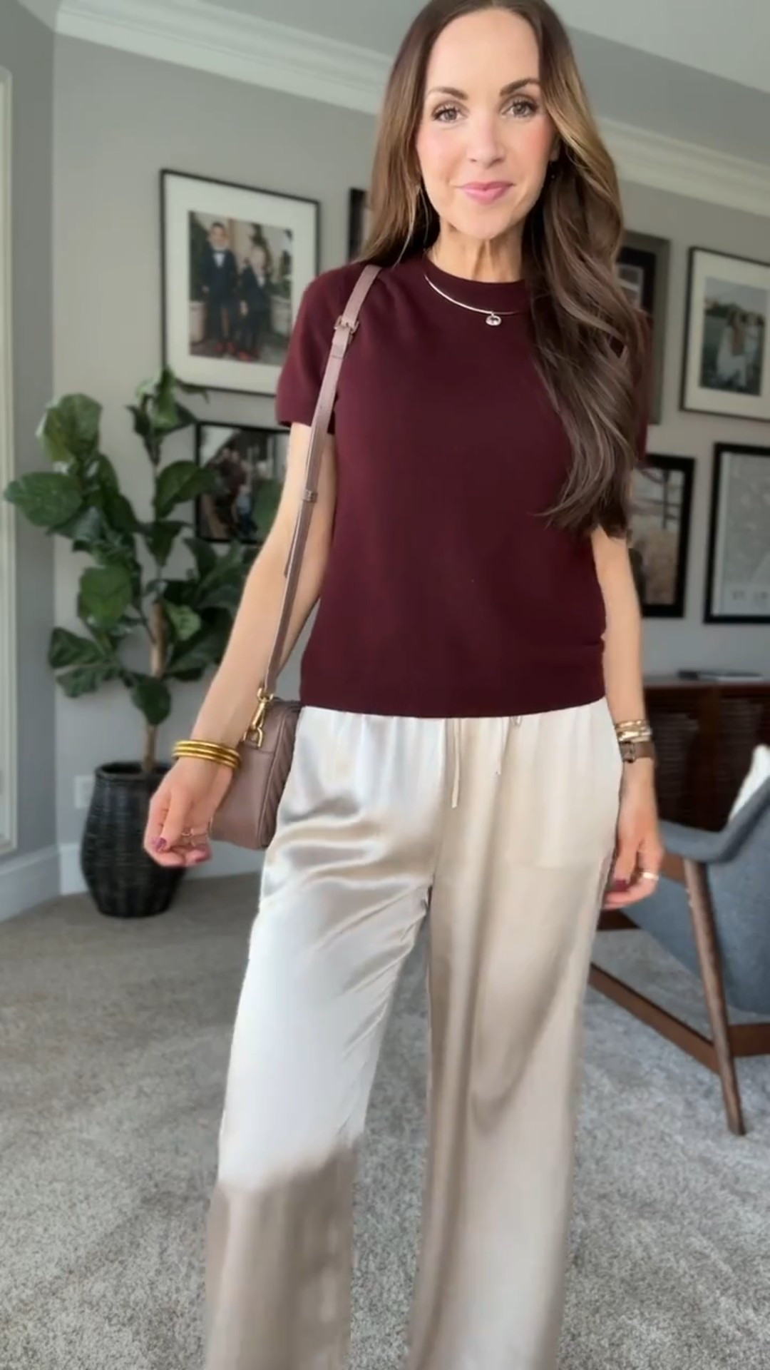 Dressing up my @onequince cashmere tee (sized up to a medium) with beautiful silk pants! 

#LTKootd