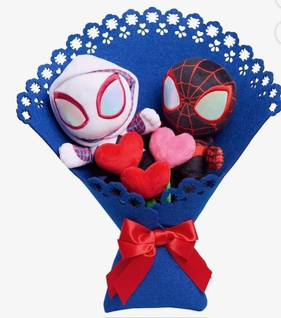MARVEL Valentine's Day Plush Bouquet, Myles & Gwen Characters, 14 Inches | Amazon (US)