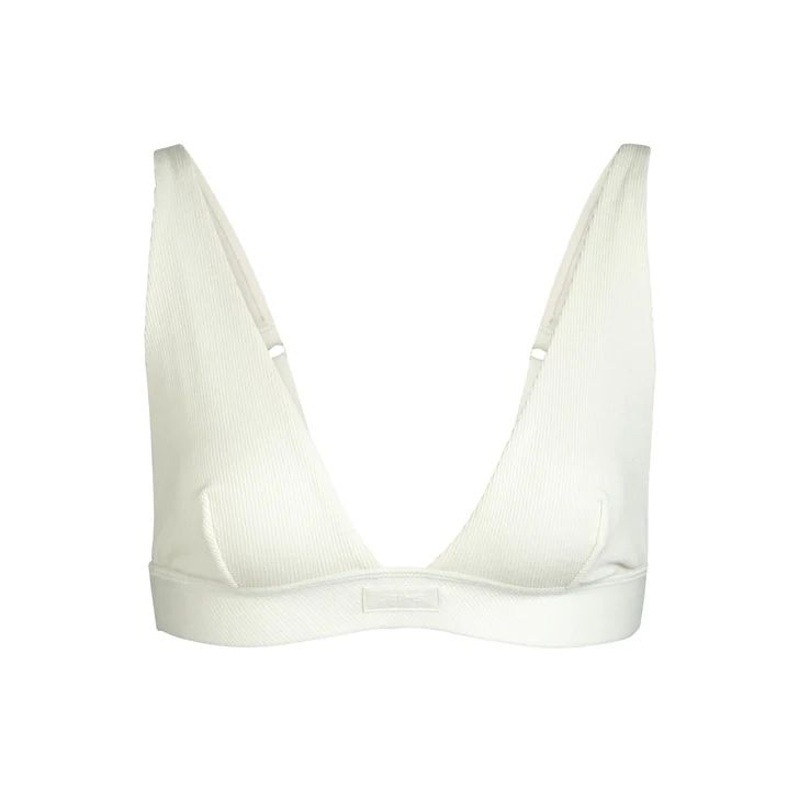 COTTON PLUNGE BRALETTE | SKIMS (US)