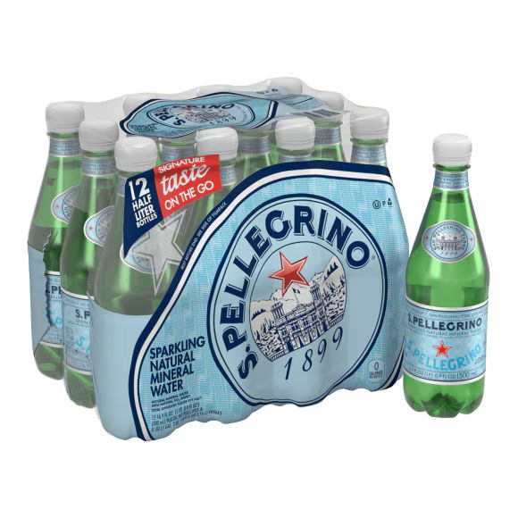 S.Pellegrino® Sparkling Mineral Water | .5 L Bottle 12-Pack | ReadyRefresh | ReadyRefresh