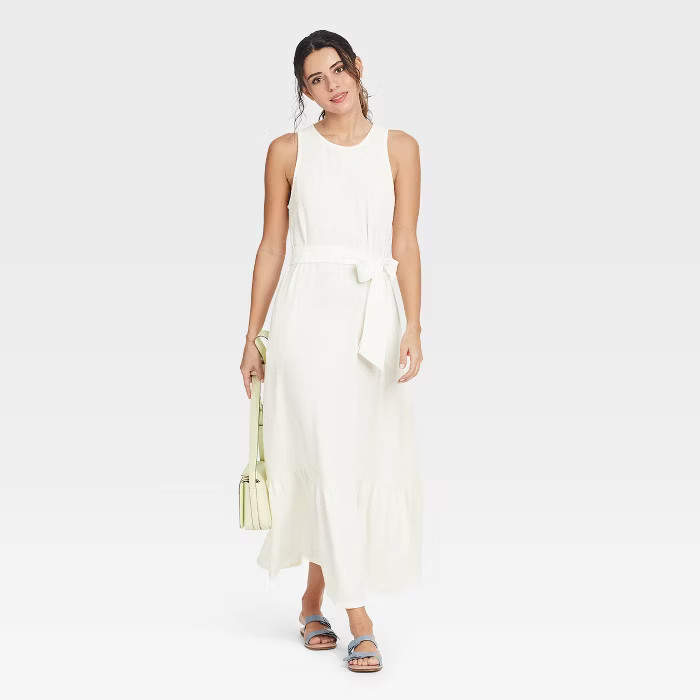 Women's Sleeveless Ruffle Hem Dress - A New Day™ | Target