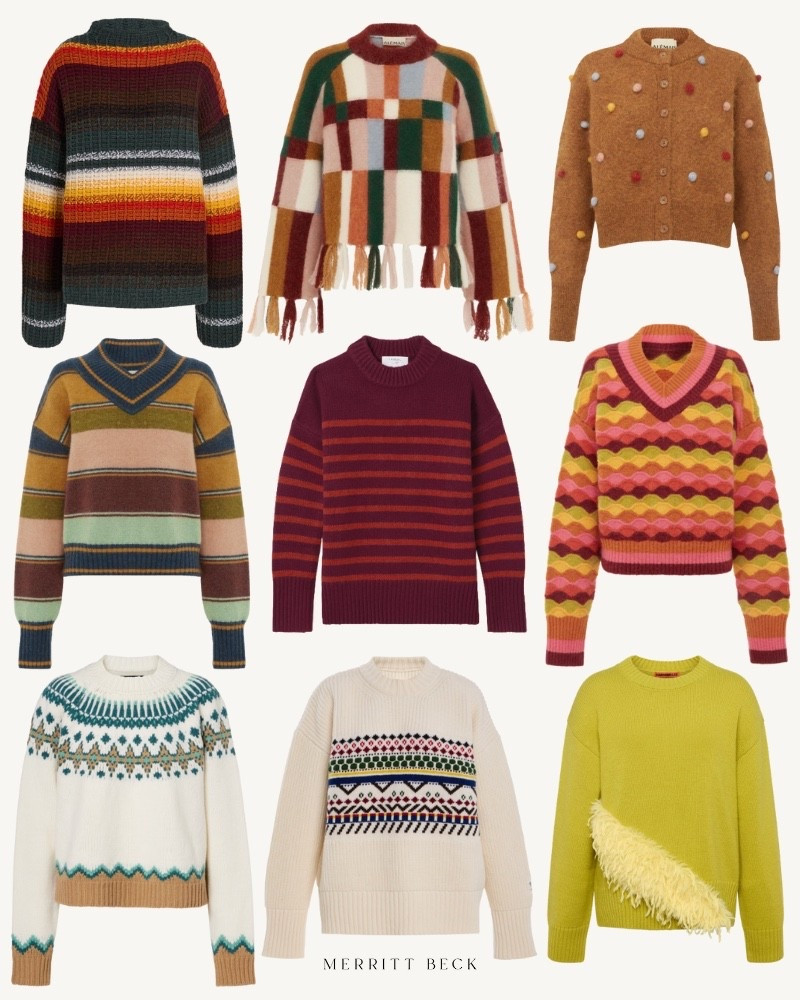 Colorful sweaters to brighten up your winter! ❄️

#LTKSeasonal