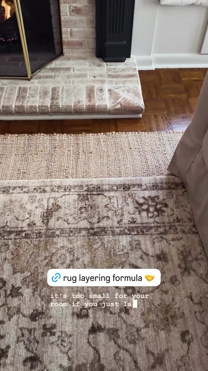 Or rug combo 😍

Layered rugs, Loloi rug 

#LTKSeasonal #LTKHome