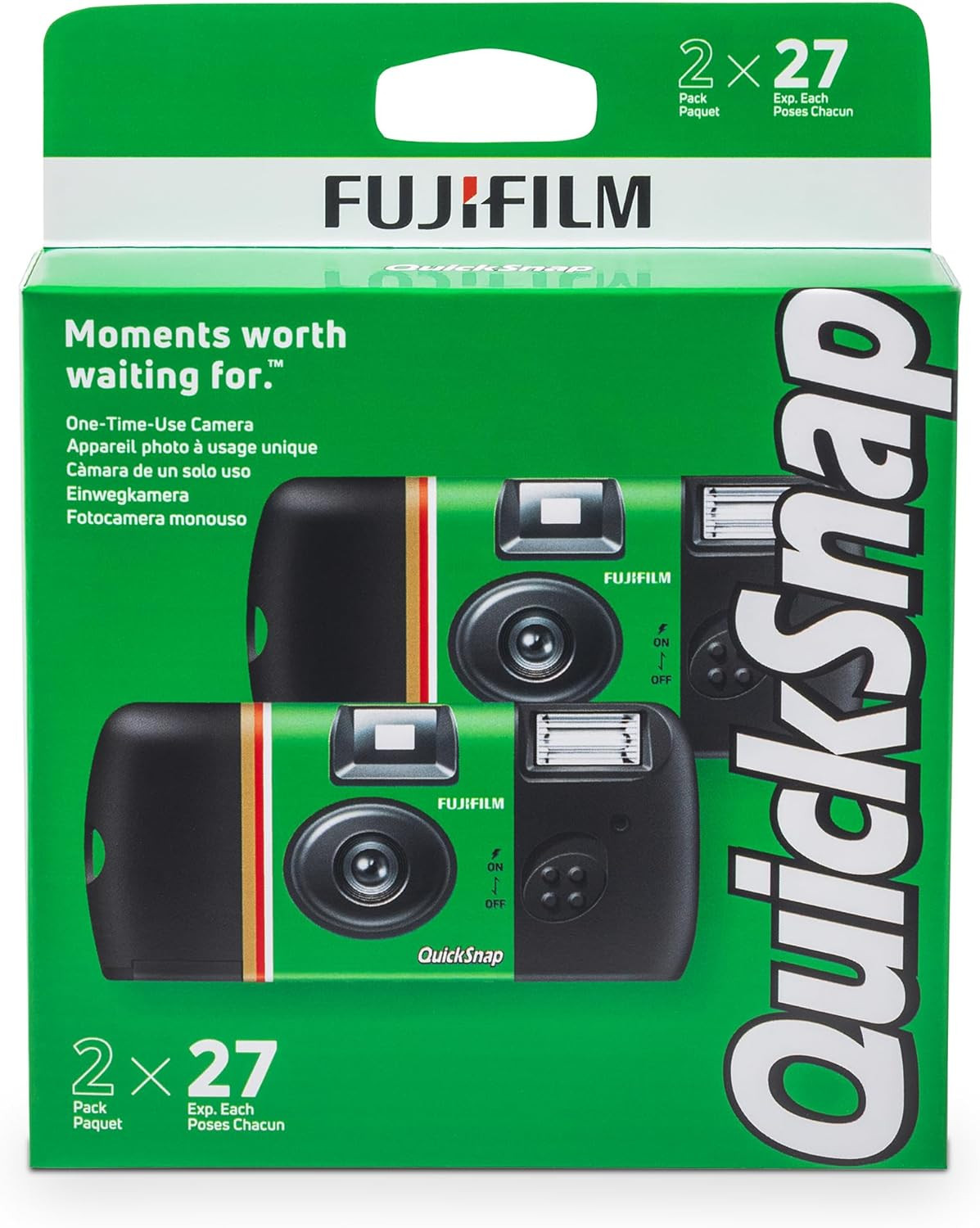 Fujifilm QuickSnap Flash 400 One-Time-Use Camera - 2 Pack | Amazon (US)