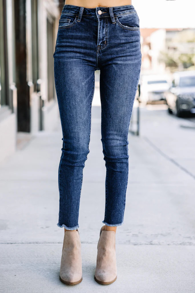 It's Your Dream Dark Denim Skinny Jeans | The Mint Julep Boutique