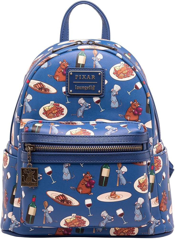 Loungefly Disney Pixar Ratatouille Remy and Emile Allover Print Backpack | Amazon (US)