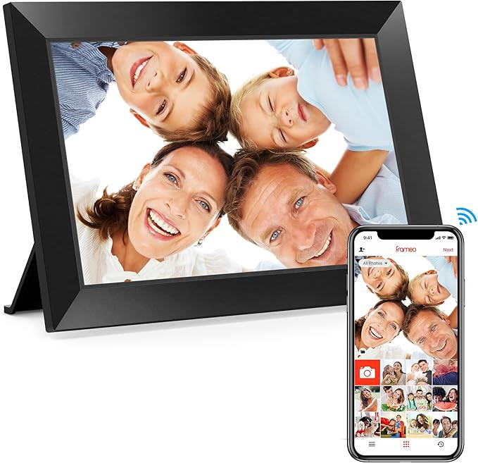Frameo 10.1 Inch WiFi Digital Picture Frame, 1280x800 HD IPS Touch Screen Photo Frame Electronic,... | Amazon (US)