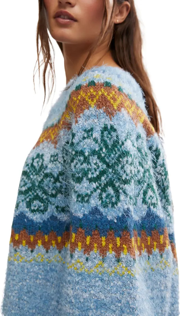 Festive Frost Fair Isle Sweater | Nordstrom