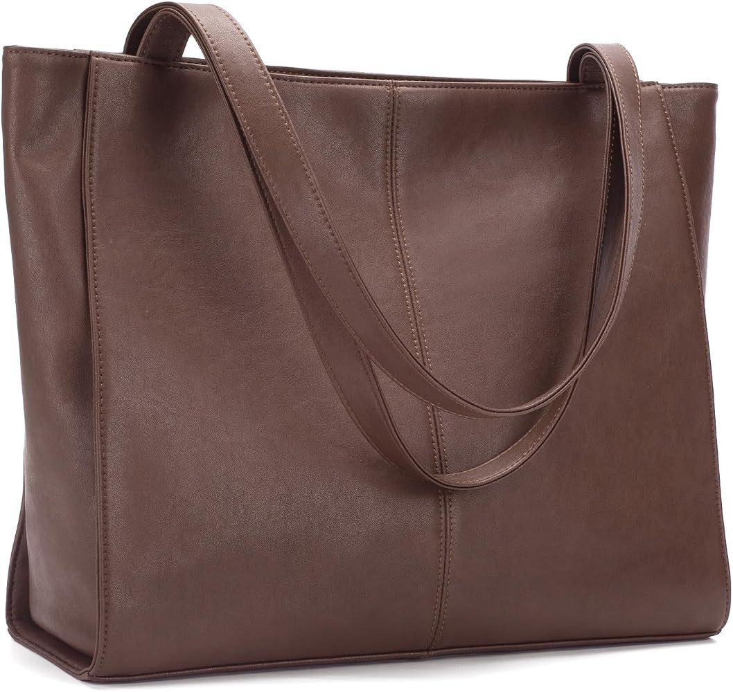 befen Genuine Leather Tote Bag for Women Work, Women's Leather Shoulder Bags Purses Satchel Handb... | Amazon (US)