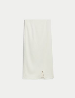 Satin Midaxi Wrap Skirt | M&S Collection | M&S | Marks & Spencer IE