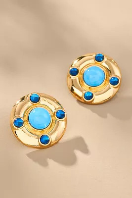 Frasier Sterling Berlin Stone Earrings | Anthropologie (US)