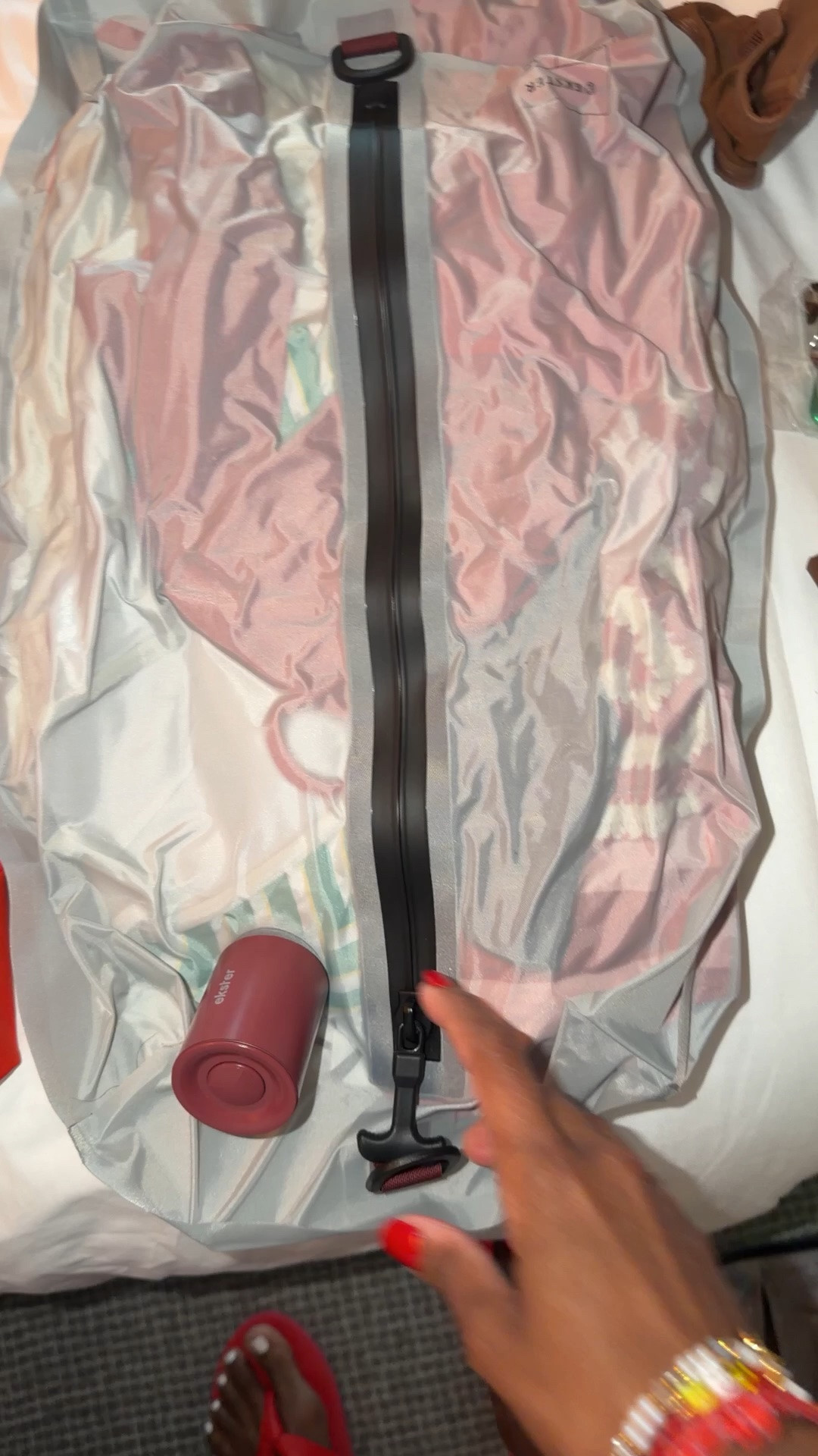 Love this handy vacuum seal travel bag by Ekster ! The TravelPack™ Vacuum Kit is a space-saving solution for travelers who want to pack more without bulking up their bags.

#LTKTravel #LTKmomlife #LTKKids