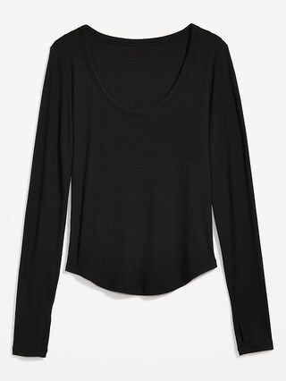 UltraLite Long-Sleeve Rib-Knit Top for Women | Old Navy (US)