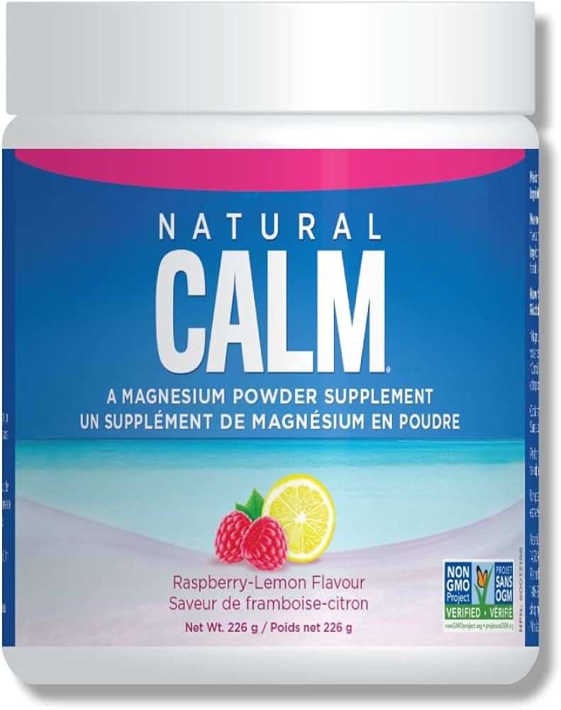 Natural Calm Magnesium Citrate Powder (Raspberry Lemon Flavour), 226g - Quick Absorbing - Loved M... | Amazon (CA)