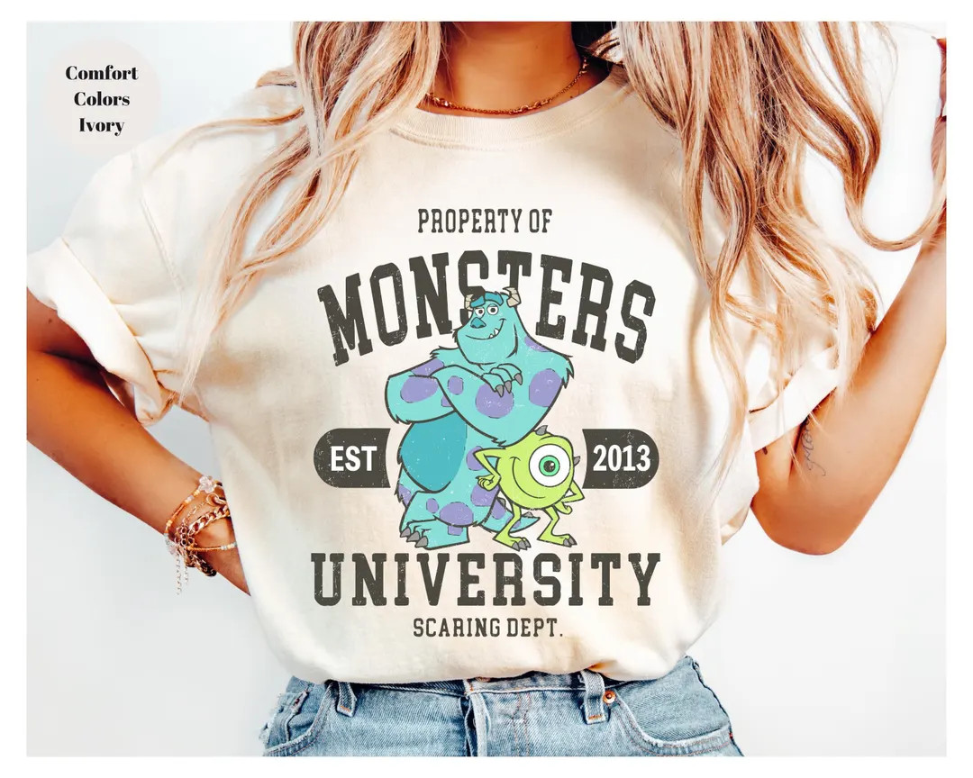 Monsters University Est 2013 Shirt,family Vacation Shirt,magical Kingdom, Monsters Inc Shirt,cart... | Etsy (US)