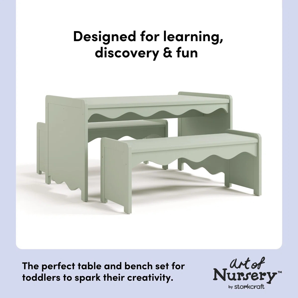 Casablanca Deluxe Montessori Indoor Kids Table And Bench Set | Wayfair North America