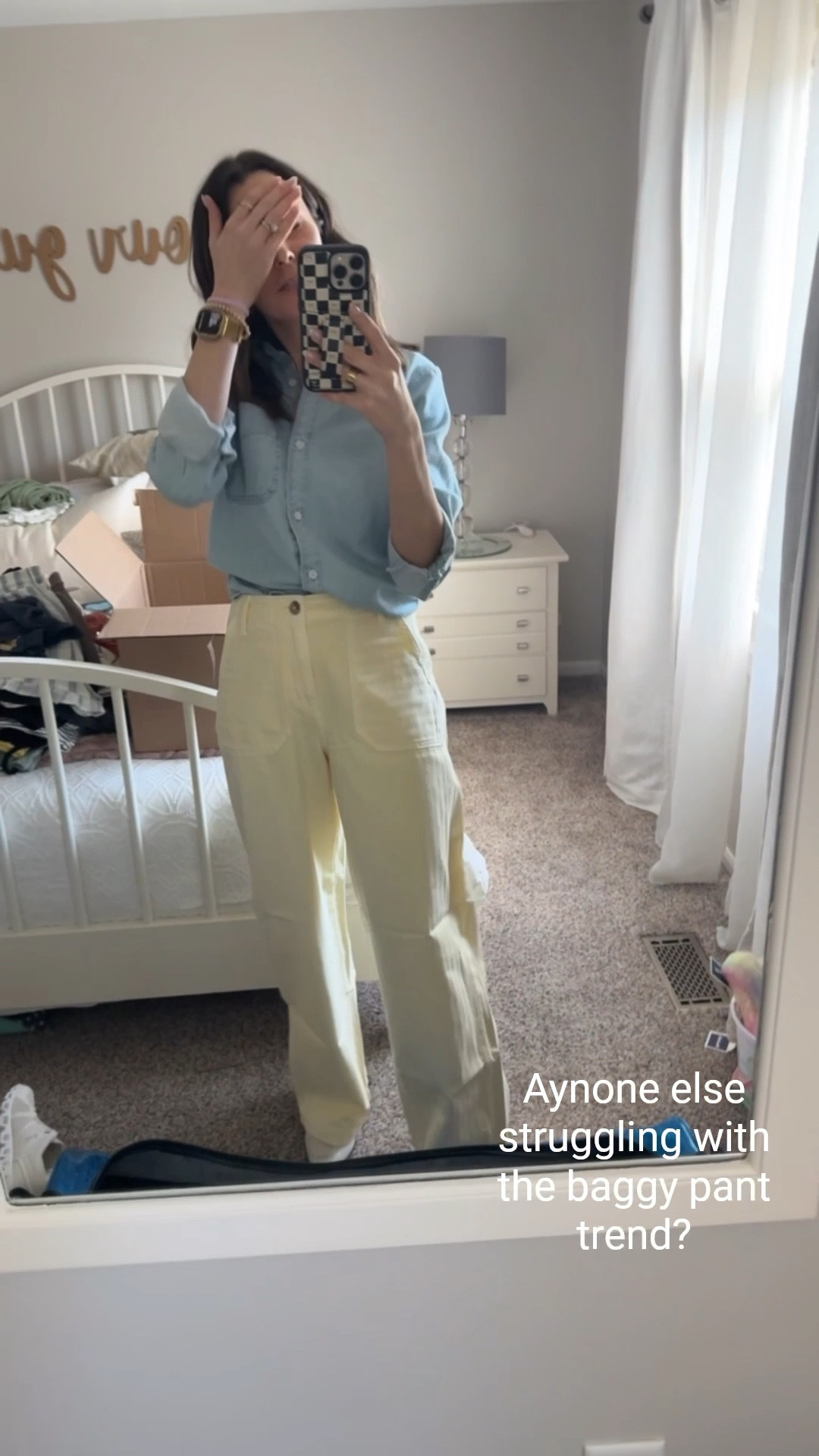 Wide leg baggy yellow jeans from Old Navy.  


#LTKItBag #LTKWorkwear #LTKFindsUnder100