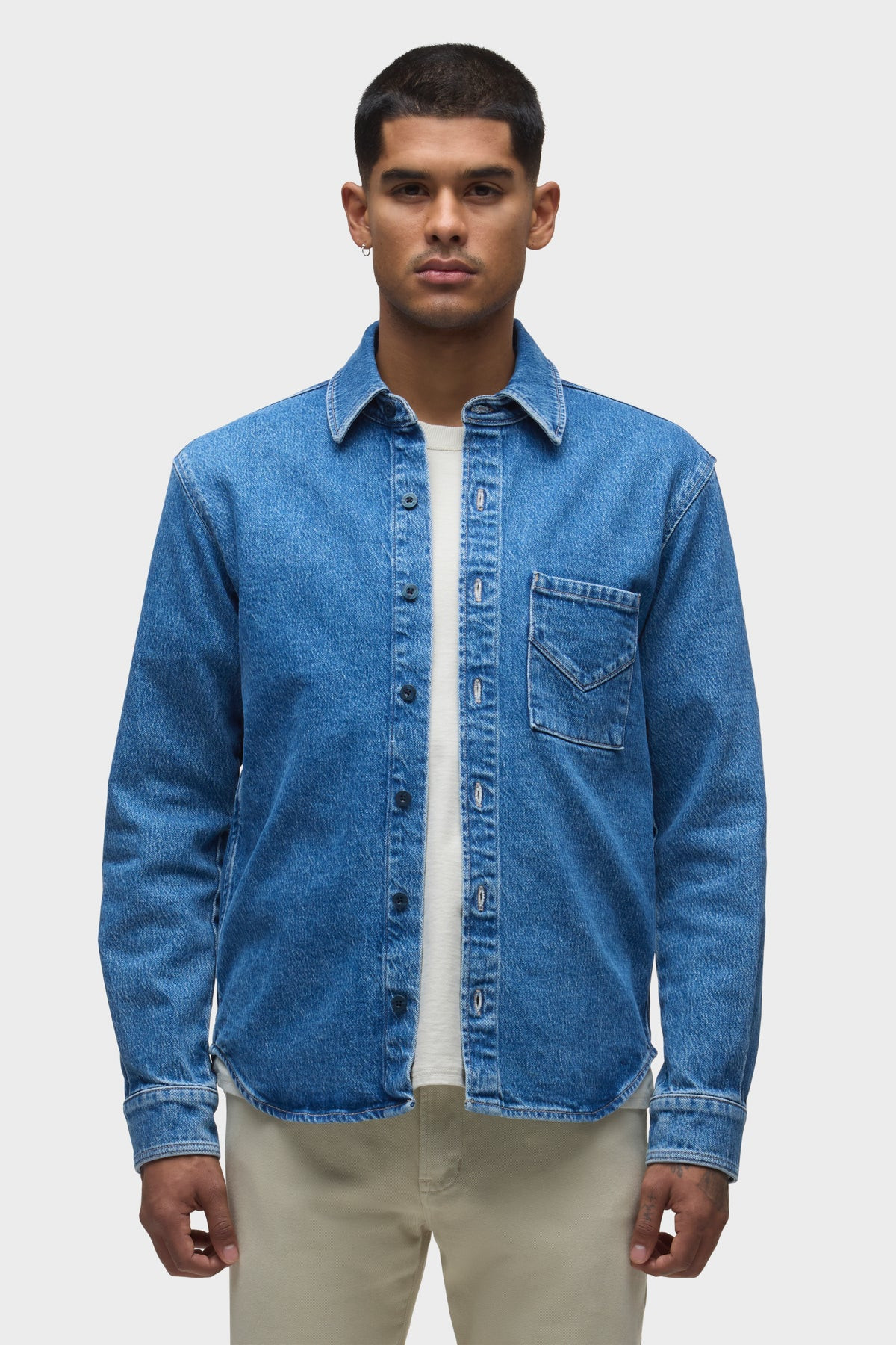 Long Sleeve Denim Shirt | Hudson Jeans