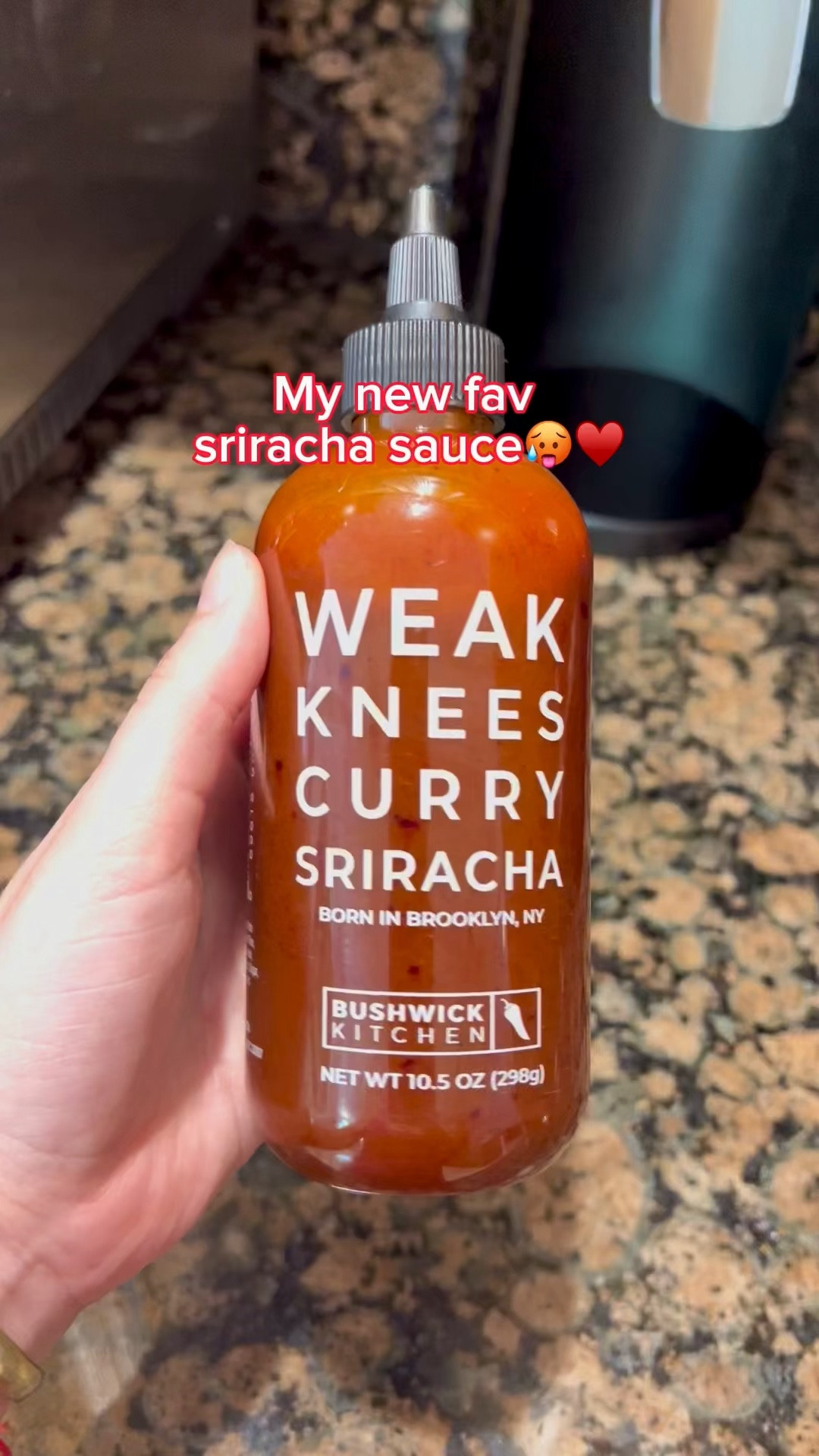Weak Knees Curry Sriracha Hot Sauce

#LTKGiftGuide #LTKMostLoved #LTKVideo